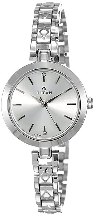 Titan Karishma Analog Silver Dial Women's Watch NM2598SM01/NN2598SM01